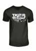 Tankfan Tiger felnőtt póló - fekete