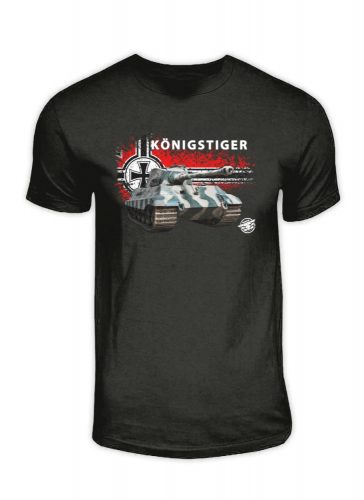 Tankfan Königstiger felnőtt póló