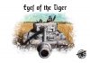 Tankfan Eyes of the Tiger női kapucnis pulóver