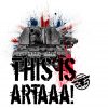Tankfan This is Artaaa - British Flag női kapucnis pulóver