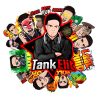 Tankfan Tankelit - Emot Montázs férfi kapucnis pulóver